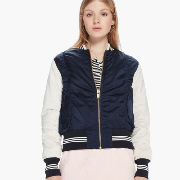 Scotch & Soda Jackets & Blazers - Scotch & Soda Navy Blue Bomber Jacket, Size XS